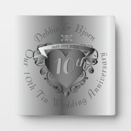 10.11.20.25. Hochzeitliches Jubiläum Fotoplatte