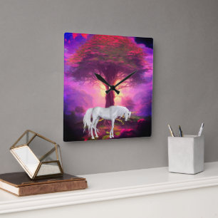 10,75" quadratische Acrylwand-Uhr Wanduhr