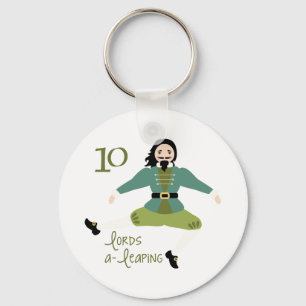 10 Akkorde A-Leaping Schlüsselanhänger