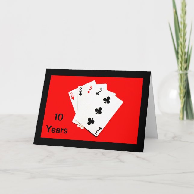 10 Ans Est Une Grande Affaire ! Carte d'anniversai (Devant)