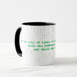 10 Art von Personen Computer Binärpun Tasse