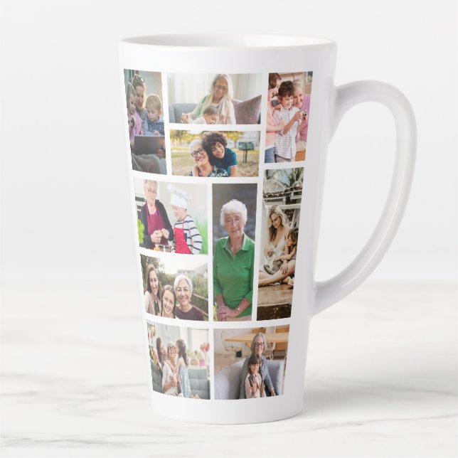 10 benutzerdefinierte FotoCollage Milchtasse (Rechts)