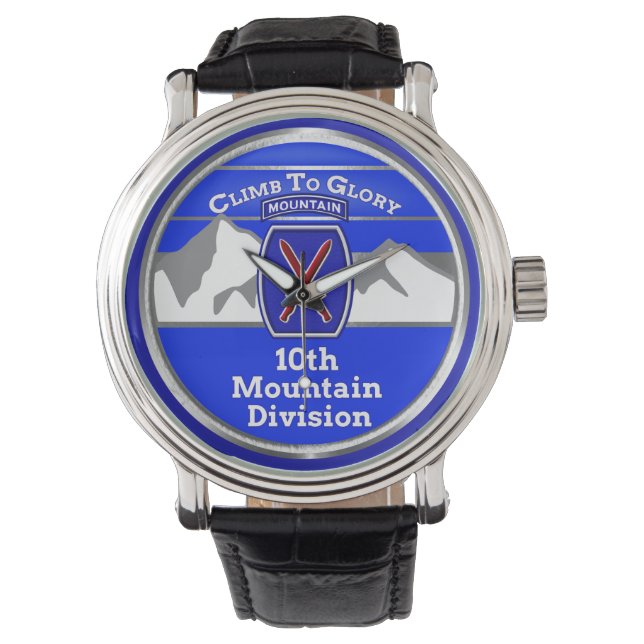 10. Bergabteilung "Climb to Glory" Armbanduhr (Vorderseite)