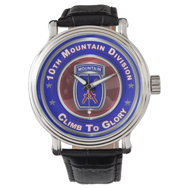 10. Bergabteilung "Climb to Glory" Armbanduhr (Vorderseite)