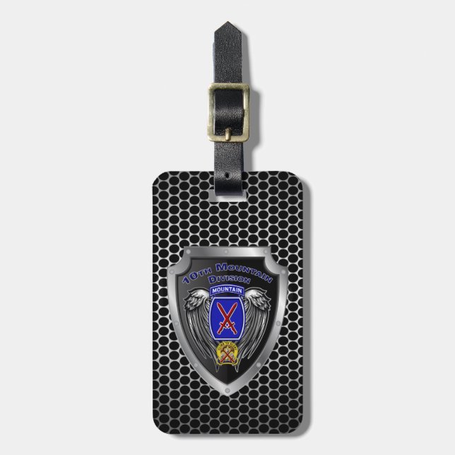 10. Bergabteilung "Climb to Glory" Gepäckanhänger (Vorderseite vertikal)