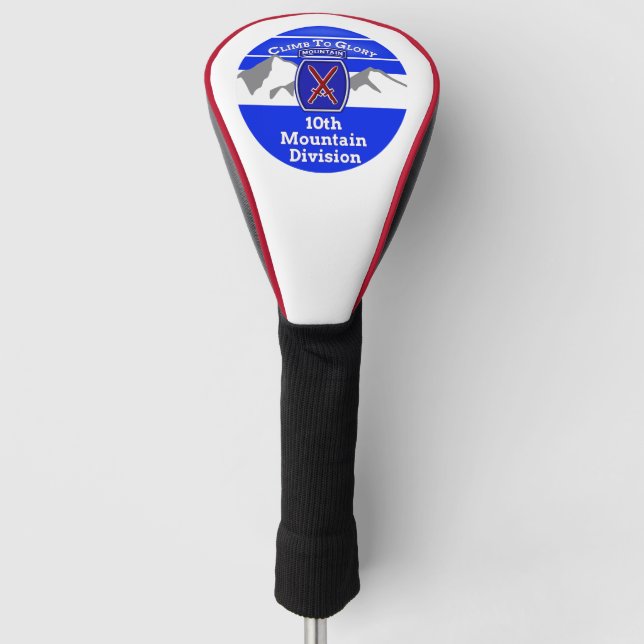 10. Bergabteilung "Climb to Glory" Globe Golf Headcover (Vorderseite)