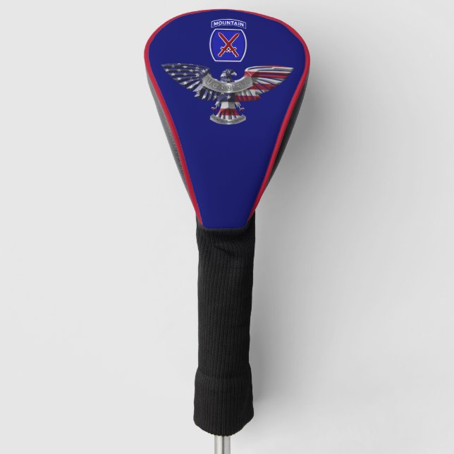 10. Bergabteilung"Climb to Glory" Golf Headcover (Vorderseite)