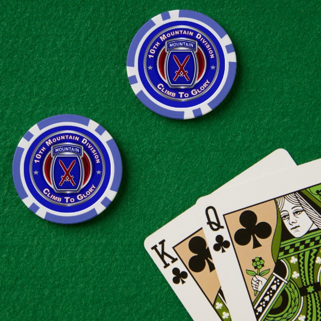 10. Bergabteilung Pokerchips (Pokertisch (doppelt))