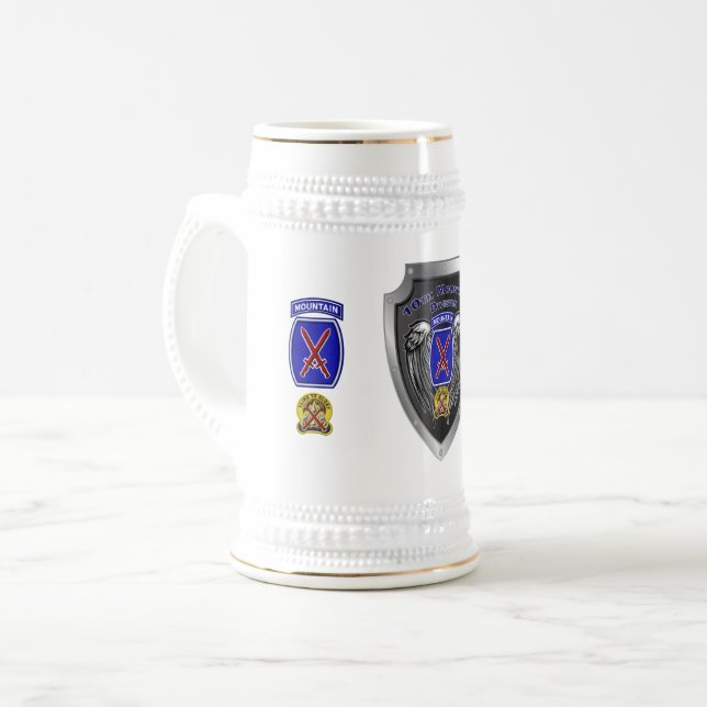 10. Bergdivision "Climb to Glory" Bierglas (Vorderseite Links)
