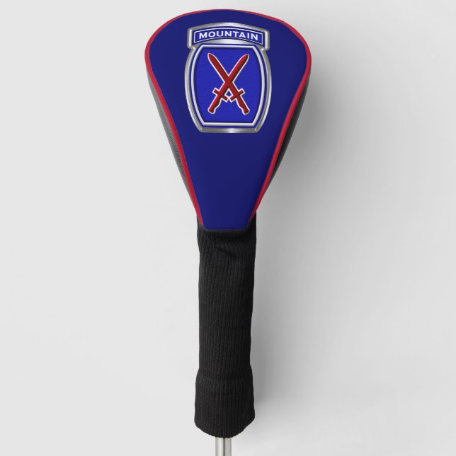 10. Berggebiet   Golf Headcover (Vorderseite)