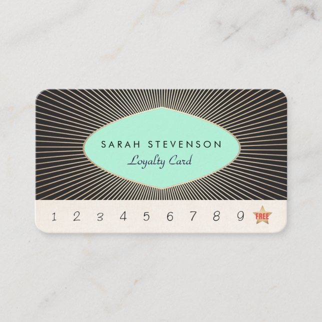 10 Besuchen Sie die Customer Loyalty Card Treuekarte (Vorderseite)