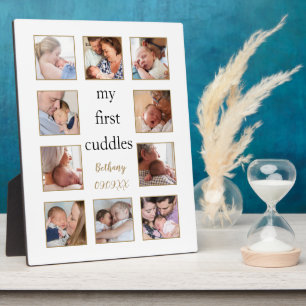 10 Bilder sammeln meinen ersten Cuddles Neugeboren Fotoplatte