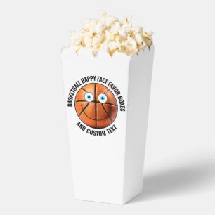 10 Custom Basketball BLAU EYES Happy Face Popcorn Geschenkschachtel