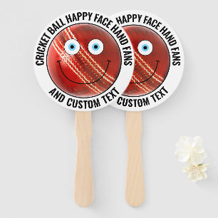 10 Custom Cricket Theme Party BLAUE EYES Happy Fac Fächer