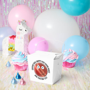 10 Custom Cricket Theme Party BLAUE EYES Happy Fac Geschenkschachtel