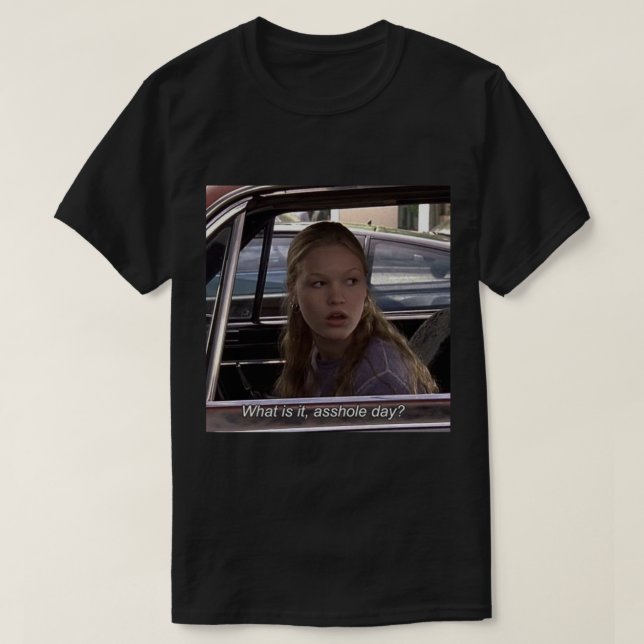 10 Dinge, die ich an dir hasse Fotografy Print T-Shirt (Design vorne)