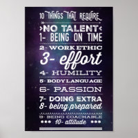 10 Dinge, die kein Talent erfordern