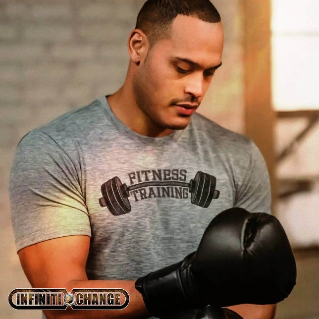 10 FITNESS | Denim Patchwork-Barbecues | T-Shirt (Von Creator hochgeladen)