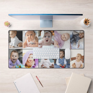 10 Foto Collage Custom Gift Schreibtischunterlage