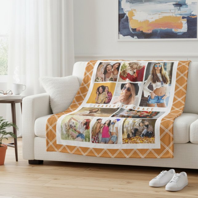 10 Foto Elegant Modernes Braun Kariert Stilvoller  Fleecedecke (Von Creator hochgeladen)