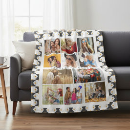 10 Foto Moderne Groovy Daisy Blume Stilvolle Bezei Fleecedecke