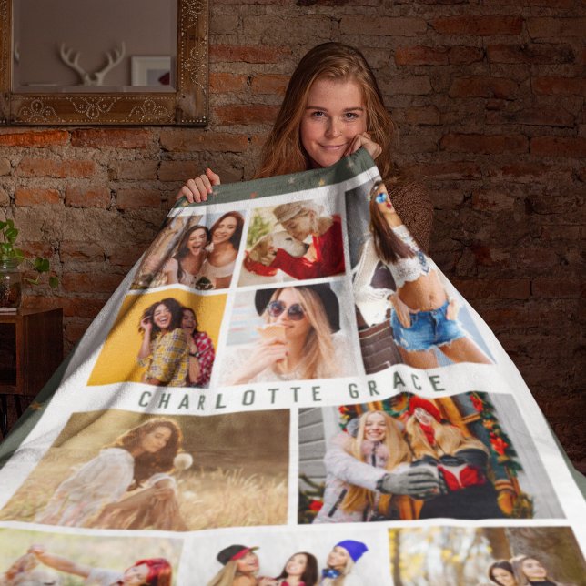 10 Foto Moderne Sterne Stilvolle Grüne Bezeichnung Fleecedecke (Von Creator hochgeladen)