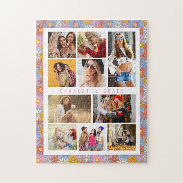10 Foto Moderne Trendy Hippie Floral Stilvoller Na (Vertikal)