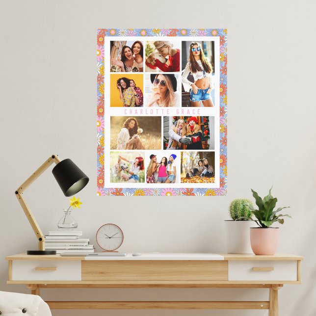 10 Foto Moderne Trendy Hippie Floral Stilvoller Na Leinwanddruck (Von Creator hochgeladen)