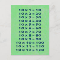 #10 Fuseaux de table Carte postale Enfants et ense