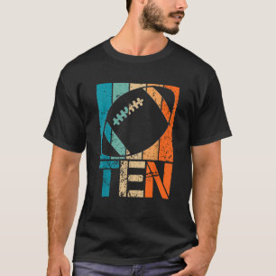 10. Fußball Geburtstag 10 Jahre alt 10 Jahre Junge T-Shirt