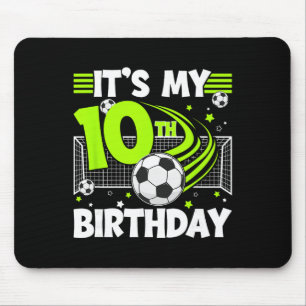 10. Fußball-Geburtstagsfeier 10-jähriger Fußballsp Mousepad
