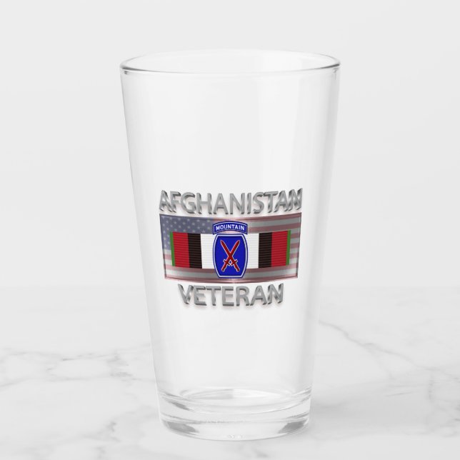 10. Gebirgsabteilung Afghanistan Veteran Glas (Vorderseite)