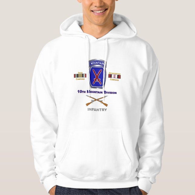 10. Gebirgsabteilung Irak & Afghanistan Veteran Hoodie (Vorderseite)