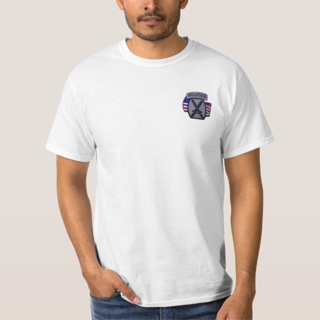 10. Gebirgsabteilung Veteranen vets iraq t shirt (Vorderseite)