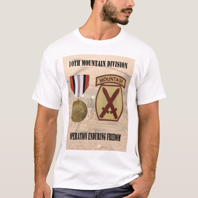 10. Gebirgsabteilungs-Shirt T-Shirt (Vorderseite)