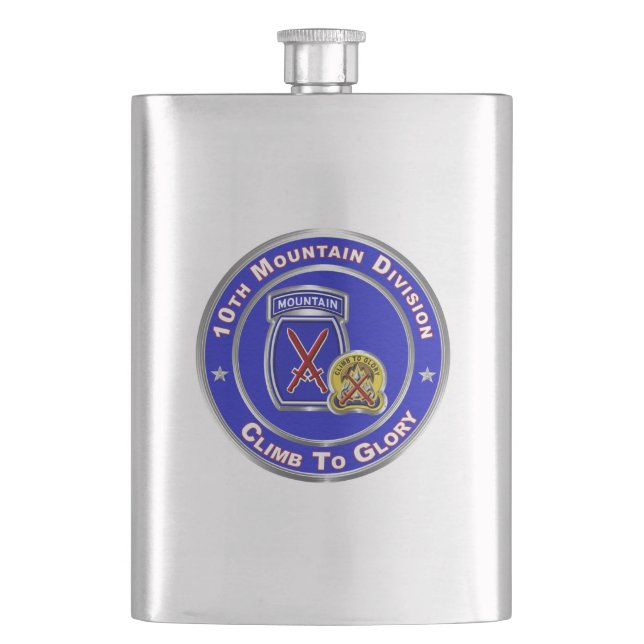 10. Gebirgsdivision  Flachmann (Vorderseite)