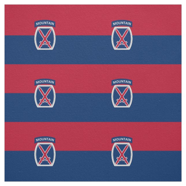 10. Gebirgsdivision Stoff (Muster)