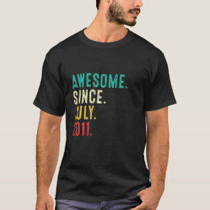 10. Geburtstag 10 Jahre alt Vintag seit J T-Shirt