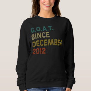 10. Geburtstag 10 Jahre alte Ziege Seit Dezember 2 Sweatshirt