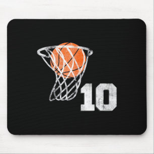 10. Geburtstag Basketball Zehn 10 Jahre Jungen Kin Mousepad