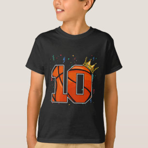 10. Geburtstag Bysketbyll Big Number 10 Year Old B T-Shirt