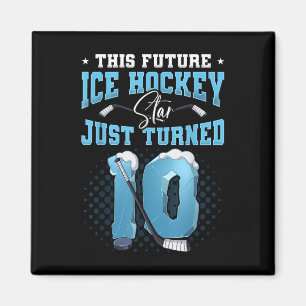 10. Geburtstag Eishockey Magnet