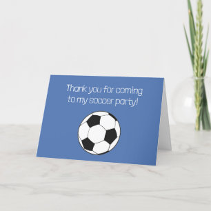 10. Geburtstag Fußball Sport Jungen Kinder Dankeskarte