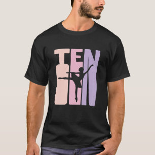 10. Geburtstag Geschenktänzer 10 Jahre alter Ball T-Shirt