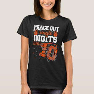 10. Geburtstag Shirts Boys Basketball Peace Out Si
