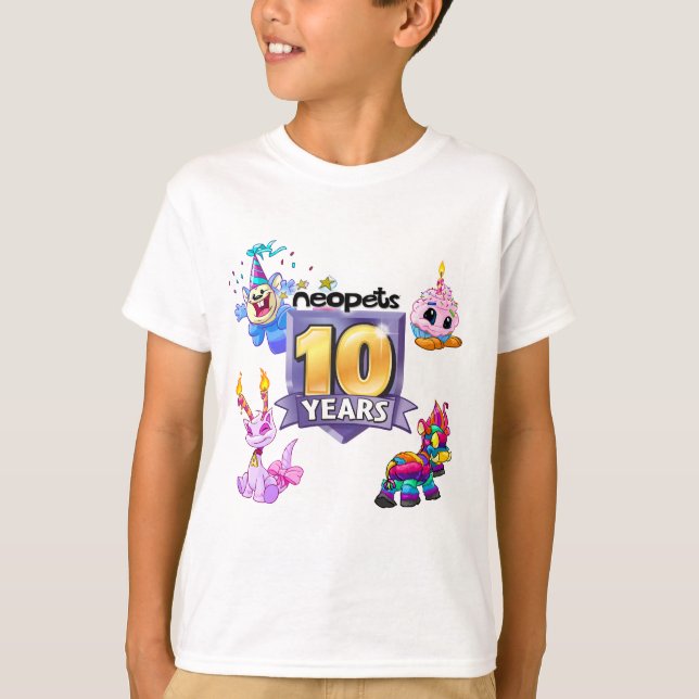 10. Geburtstag T-Shirt (Vorderseite)