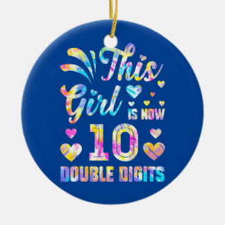 10. Geburtstagsgeschenk dieses Mädchen ist jetzt 1 Keramik Ornament