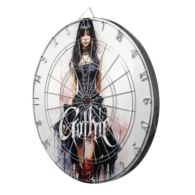 #10 Gothic Spaß  Dartscheibe (Vorderseite rechts)