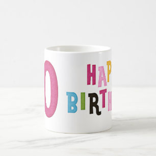10. Happy Birthday Tasse Design 1
