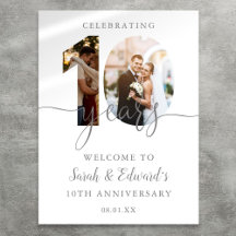 10. Hochzeitstag 2 Foto Begrüßungszeichen